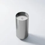 Умивальник окремостоячий Steinberg круглий, D37.8xh83 см, Brushed Steel (442 6500 BS) - Фото 1